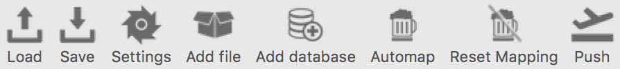 Uploader toolbar